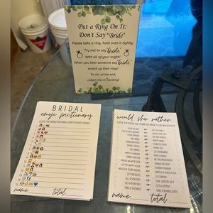 Bridal Shower Games